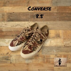 Converse Camouflage Sneakers Sz 8.5